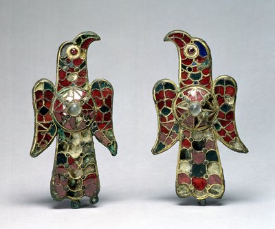 Two Eagle-Shaped Fibulae, discovered in a Cemetery in the Province of Badajoz, Spain by Visigothic